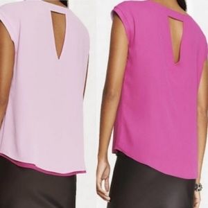 Express Reversible Pink/Magenta Blouse